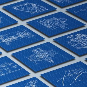 Business card blueprints